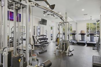 State of the art fitness center with spin room